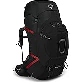 Osprey Aether Plus 100L Men's Backpacking Backpack, Black, L/XL