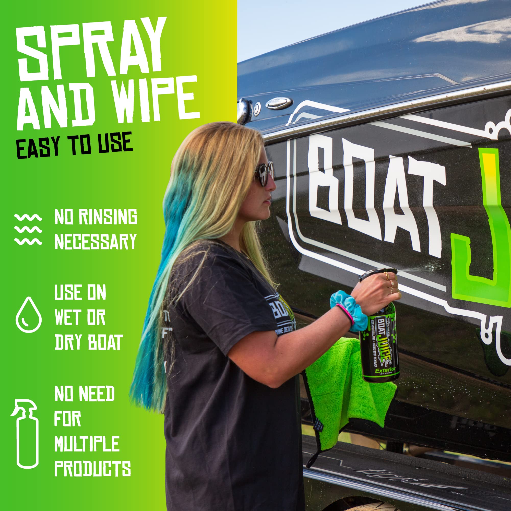 Mua Boat Juice Exterior Boat Cleaner Water Spot Remover for Boats and Ceramic Sealant Boat