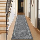 Homcomodar Hallway Runner 65x300cm Non Slip 6mm Low Profile Carpet Rug view 8