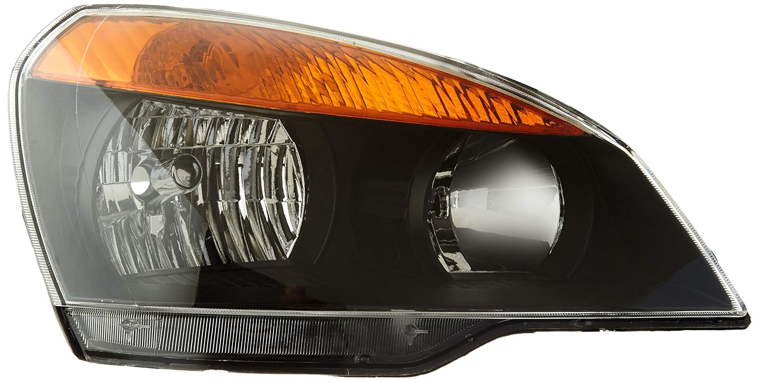 Uno Minda HL55007CY Head Light Assembly Black Bezelwith WireRH for