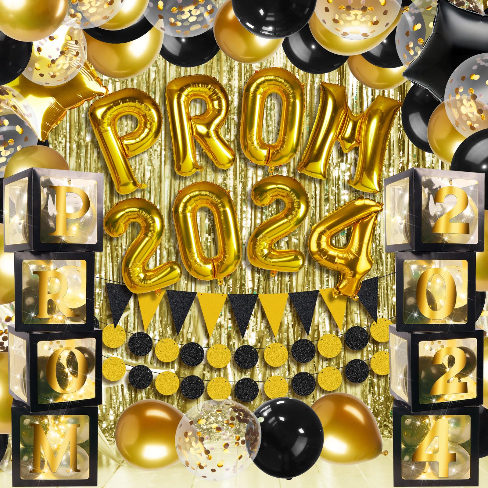 MiniInflat 116 Pcs Prom 2024 Graduation Party Decoration Include ...