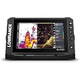 Lowrance Elite FS Fish Finder/Chartplotter, 7-12 Inch, C-MAP Charts | 7, 9, 10 or 12-inch display; transducer options; Preloaded C-MAP DISCOVER OnBoard Charts; networking; ActiveTarget 2 XL ready