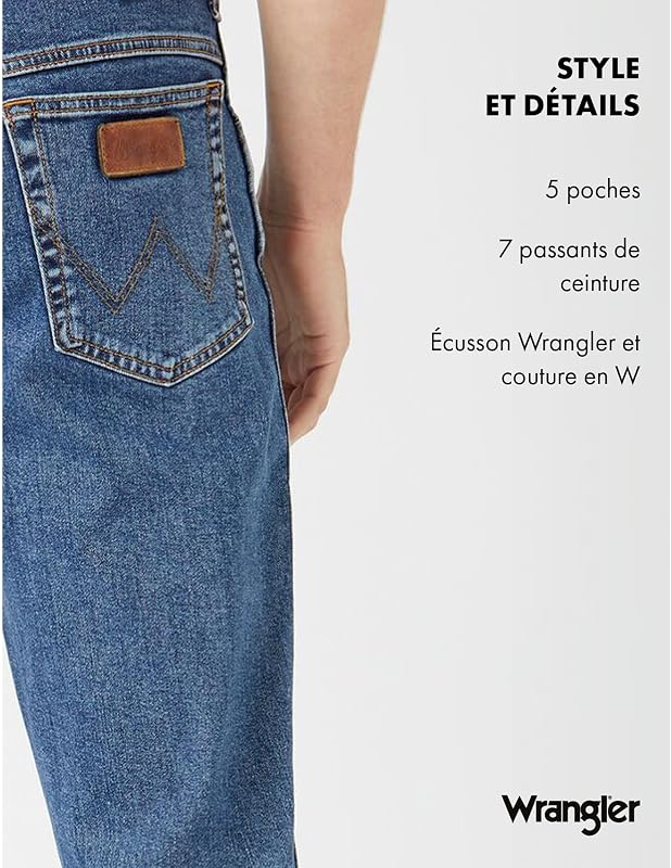 - Jean Homme - Coupe Droite Authentic - Texas - Stonewash
