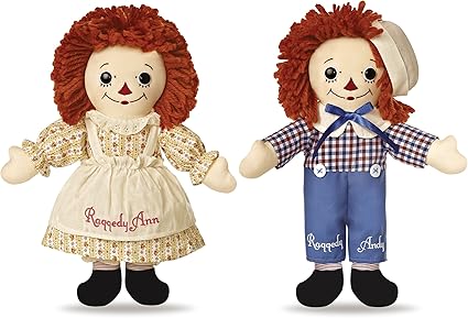 aurora raggedy ann and andy dolls