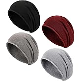 JenPen Knit Slouchy Beanie Hats for Women, Soft Warm Knitted Hat Winter Stretchy Knitted Beanies Cap for Cold Weather Cancer