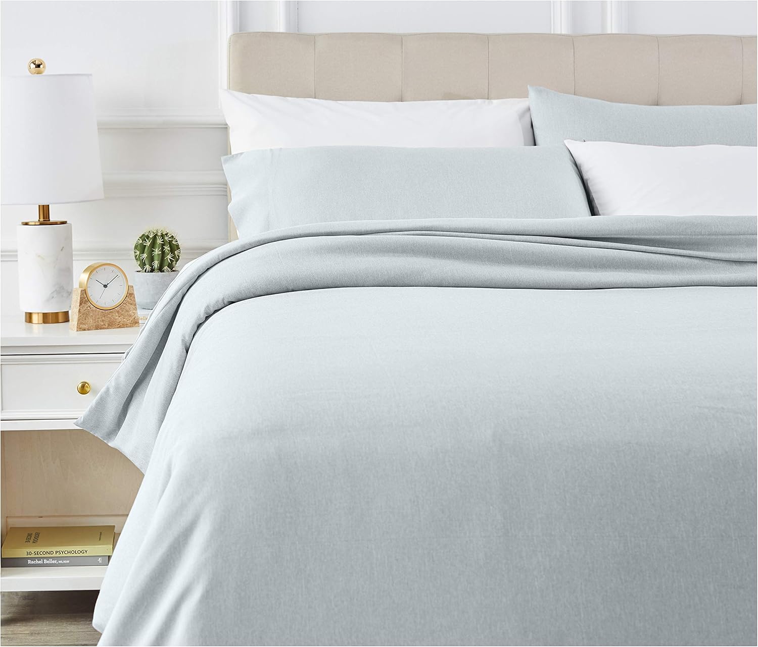 Amazon Basics Chambray Duvet Cover Set 260 x 220 cm / 50 x 80 cm x 2