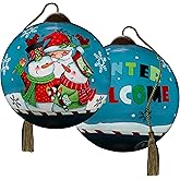Ne’Qwa Art 7241103 Winter Welcome Helz Cuppleditch Hand-Painted Blown Glass Ornament