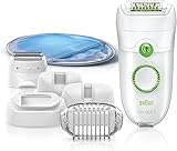 Braun Silk-Epil 5 Power 5780 Epilator with 7 Extras Including a Shaver Head and a Trimmer Cap