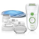 Braun Silk-Epil 5 Power 5780 Epilator with 7 Extras Including a Shaver Head and a Trimmer Cap