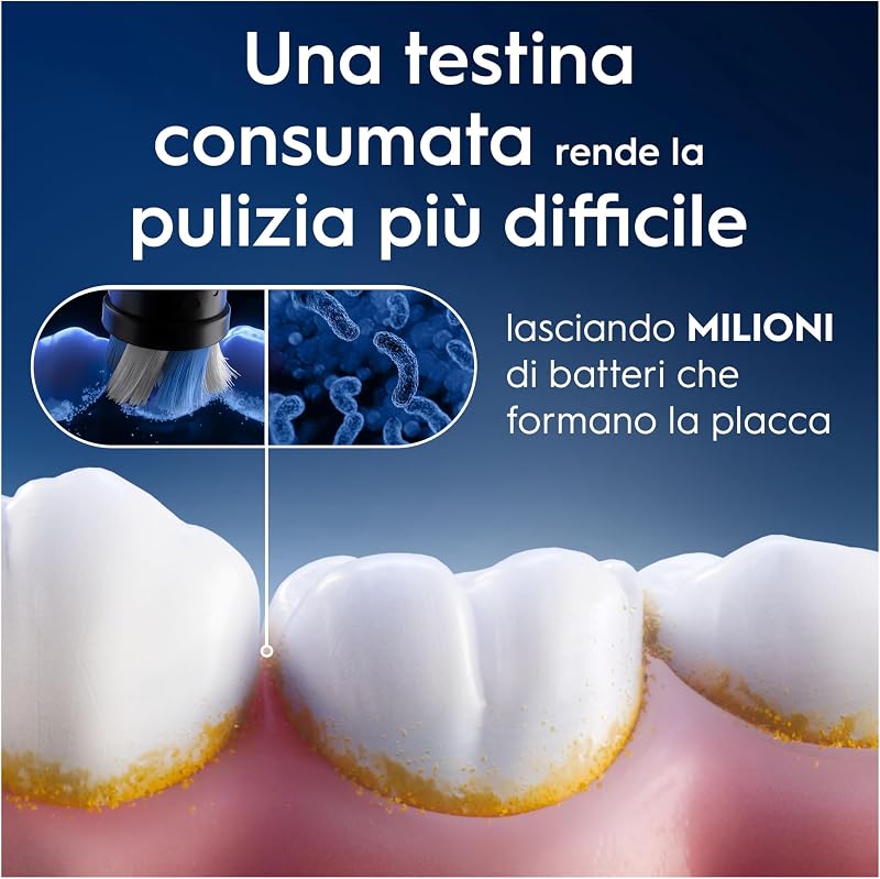Testine di Ricambio iO Ultimate Clean, Nere, 3 Ricambi