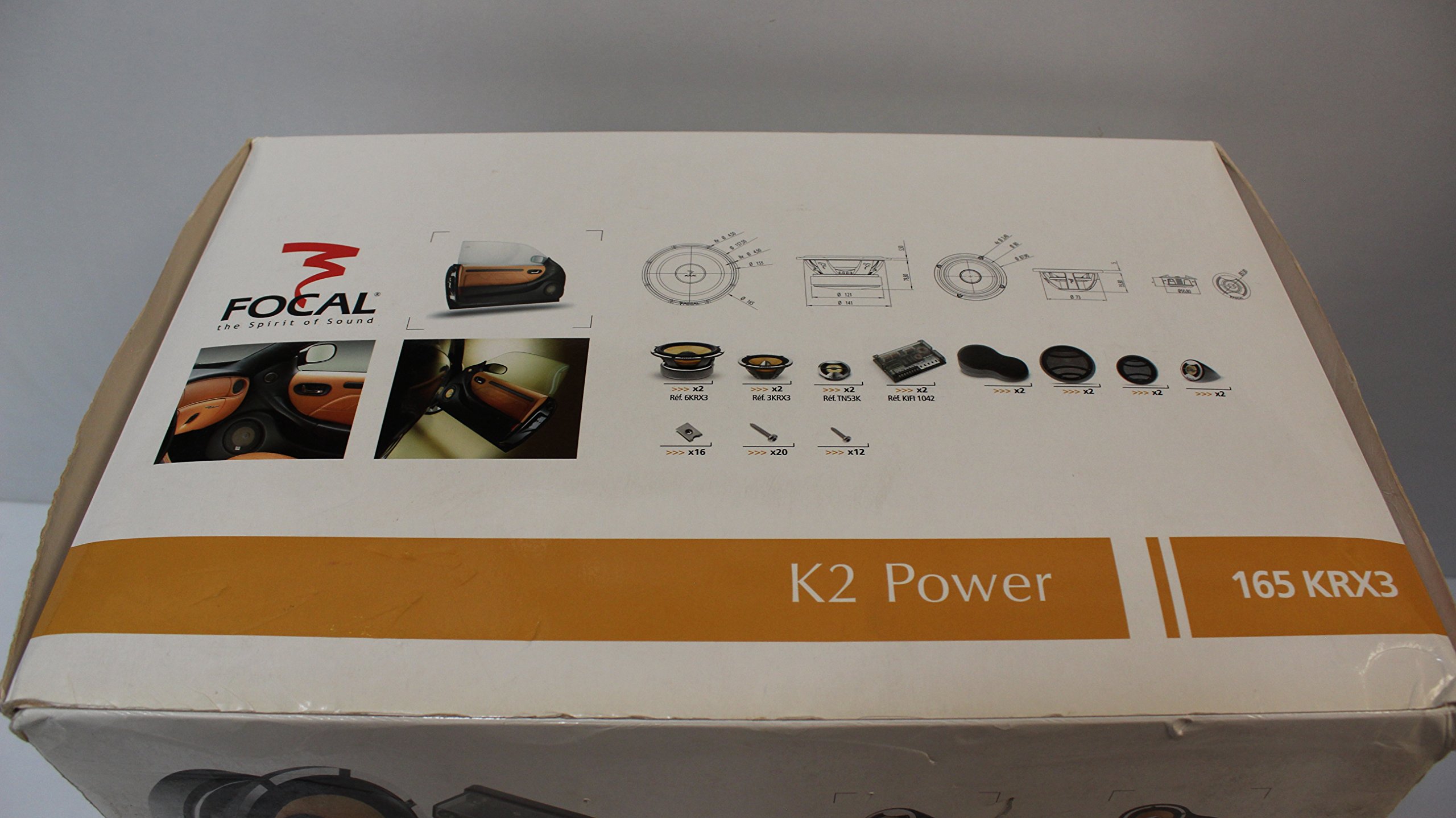Focal 165KRX3 Polykevlar 3-Way Component System