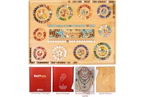 Enrichoice Bamboo Combo Beading Board for Bracelet Bead Design Board Jewelry Design Beading Mat