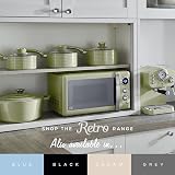 Swan Retro LED Digital Microwave 20L 800W Green view 5