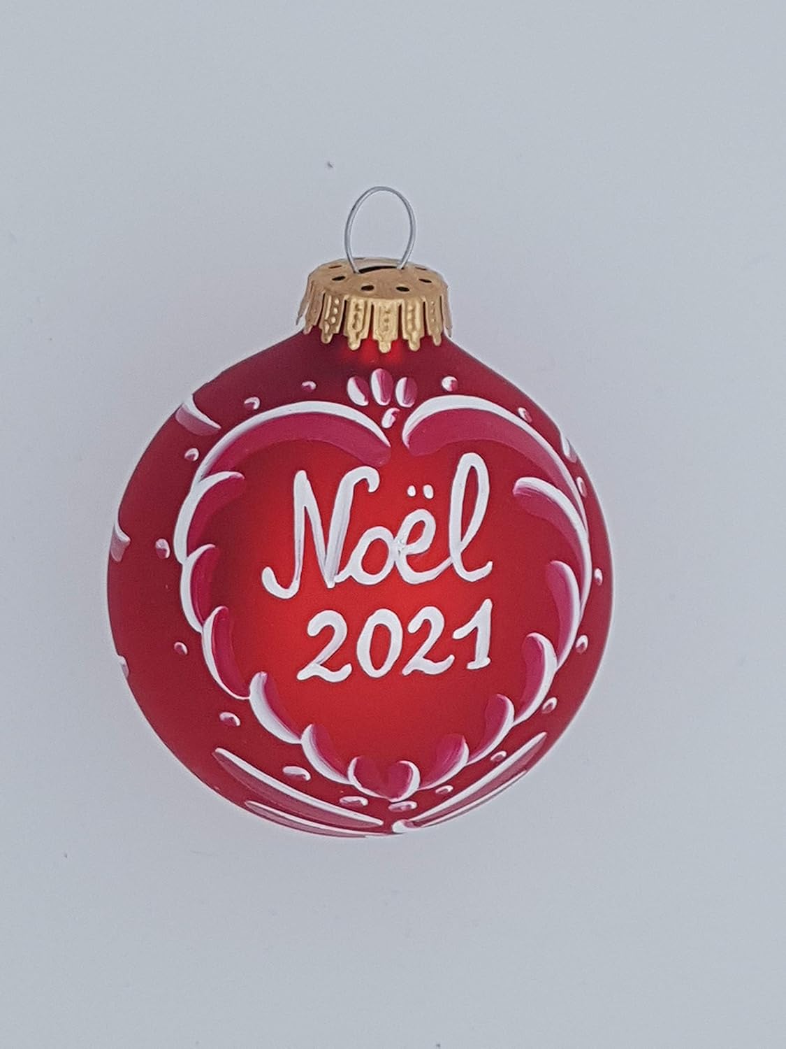 boule rouge mat,Noël 2021, en verre,prénom,alsace,8cm: Amazon.fr: Handmade boule rouge mat,Noël 2021, en verre,prénom,alsace,8cm: Amazon.fr: Handmade