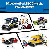 LEGO City Fries Truck 60488 with 2 Minifigures and Kiosk | Food Truck Toy view 7