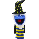 The Puppet Company - Wizard - Fun Knitted Character Sock Puppet - PC007021