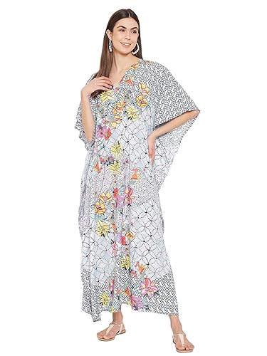 Oussum Long Caftan for Women Plus Size Beach Cover Up Casual