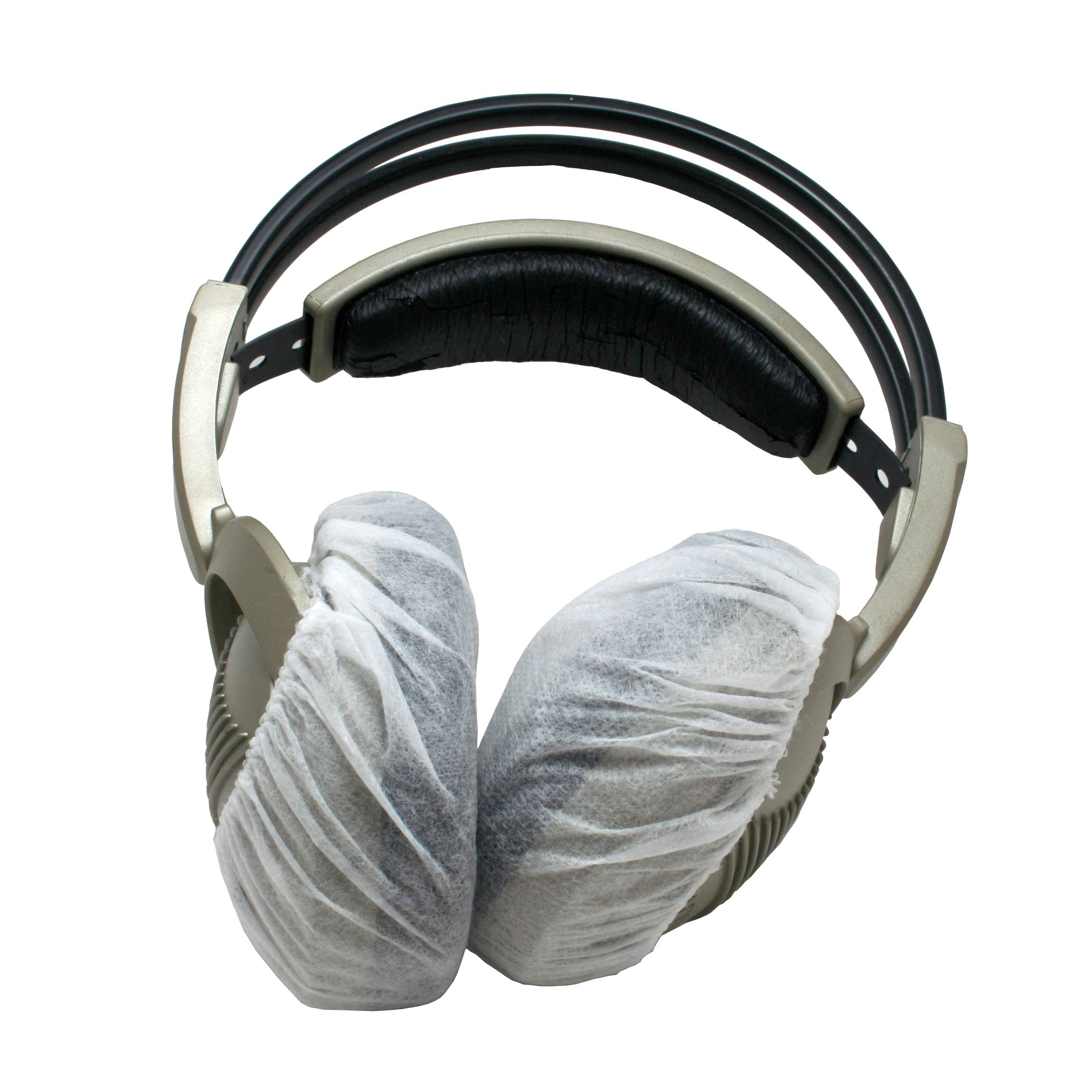 Large Stretchable Headphone Covers White Bag of 100 fits Earmuff