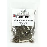 Hareline Fly Tying Rabbit Strips - Sand Variant