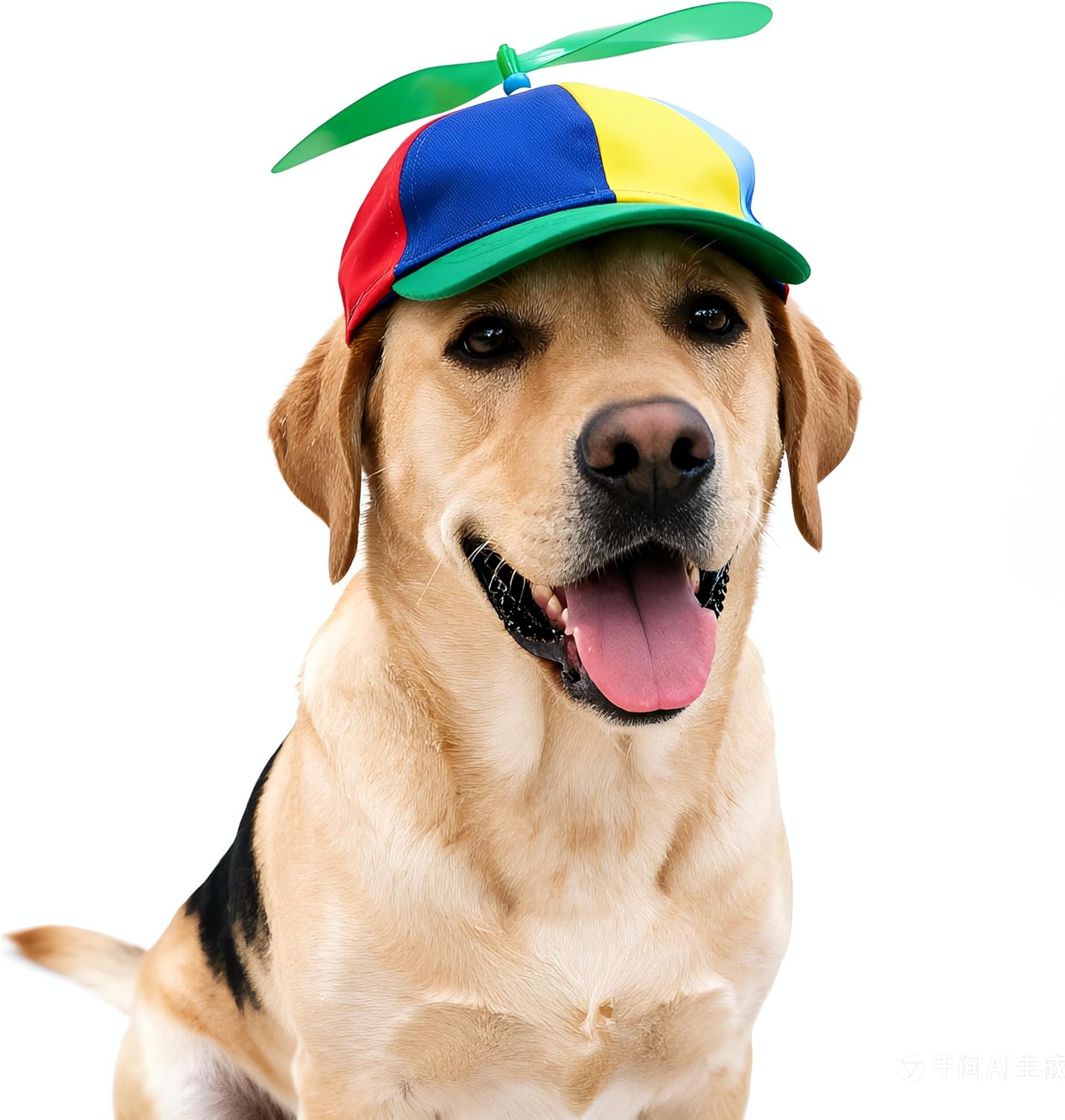 Ifnov Propeller Pet Hats, Funny Helicopter Adjustment Green Hats for Dog and Cat L