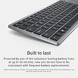 Dell KB740 Compact Wireless Multi-Device Keyboard Bluetooth RF AES UK QWERTY view 5