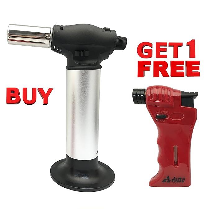 AONE 2PCS PackProfessional Burner TorchBBQ Food Torch