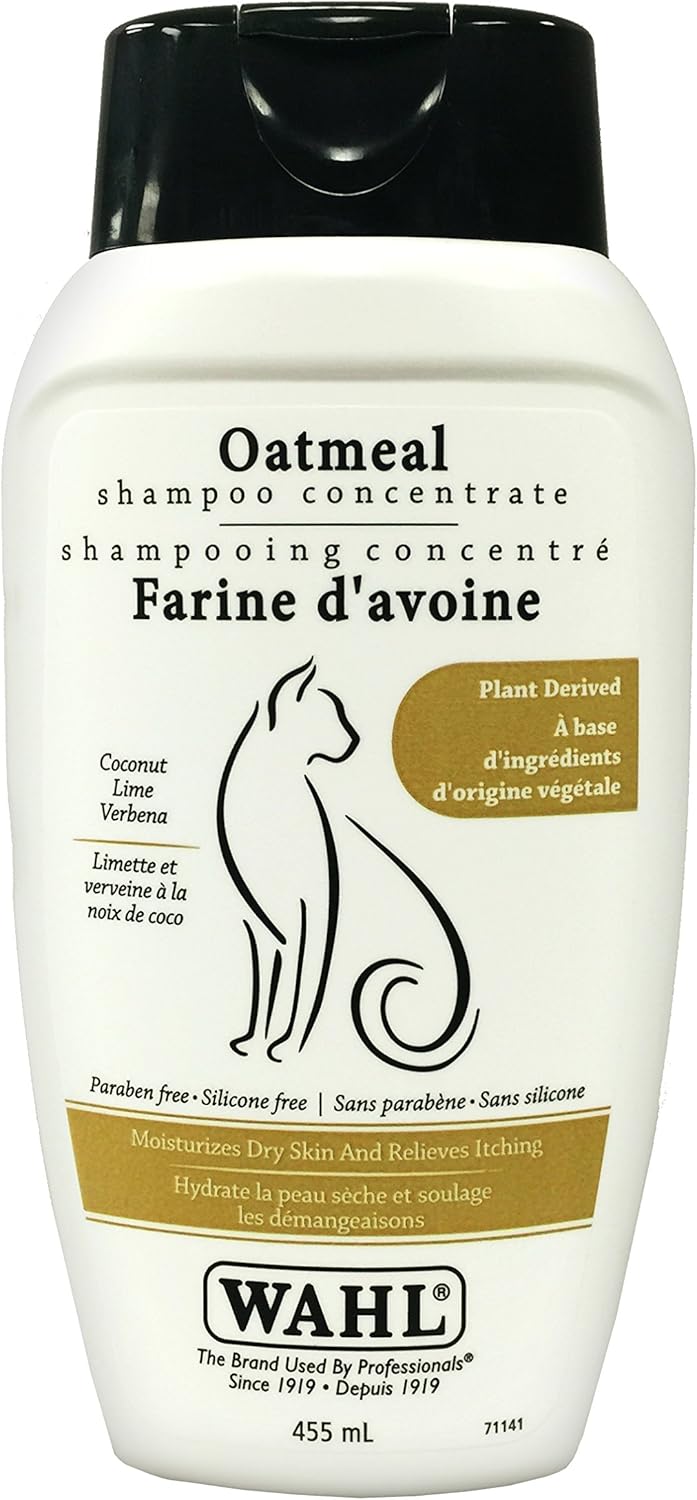 Wahl Canada Cat Oatmeal Shampoo, Helps Soothe Dry, Itching, Irritated