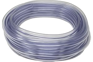 Sealproof 3/8-Inch ID x 1/2-Inch OD Unreinforced PVC - Food Grade Clear Vinyl Tubing, 50 FT