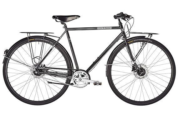 gregster aluminium trekking-bike fahrrad stvzo schwarz 28 zoll gr-6695