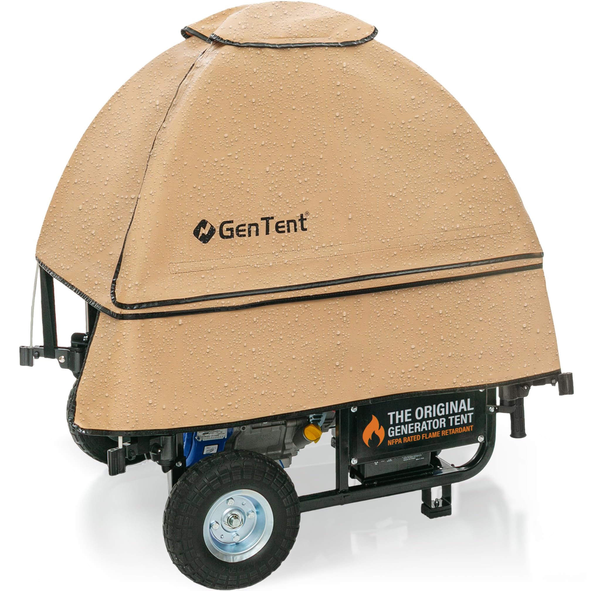 GenTent Open Frame Running Cover - Universal Adapter Kit Generator Tent (Beige, Original - Standard) Image