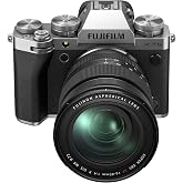 FUJIFILM X-T5 Mirrorless Digital Camera XF16-80mm Lens Kit - Silver | 40MP APS-C X-Trans CMOS 5 HR Sensor, 7-Stop In-Body Image Stabilization (IBIS)