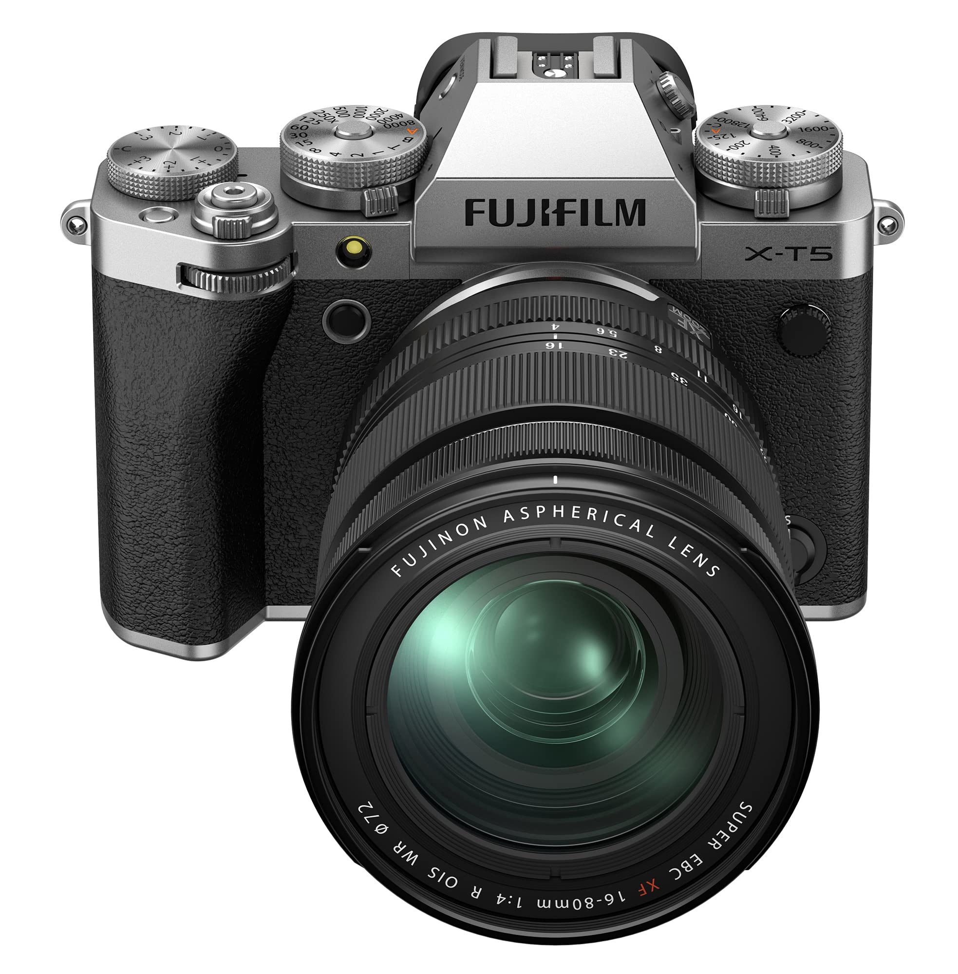 FUJIFILM X-T5 Mirrorless Digital Camera XF16-80mm Lens Kit - Silver