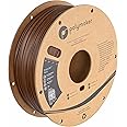 Polymaker PLA Filament, Brown 3D Printing PLA Filament 1.75mm 1kg - PolyLite 3D Printer PLA Filament, Dimensional Accuracy +/- 0.03mm, Compatible with Most 3D Printer, Brown