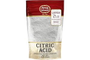 Citric Acid 2 LB Bag - 100% Pure, Food Grade & Non-GMO - Citric Acid Powder For Cleaning, Bath Bombs, Preserving - Fine Granular by Spicy World
