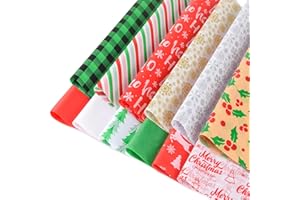 NEBURORA 120 Sheets Christmas Tissue Paper 20 x 14 Inch Xmas Wrapping Tissue Paper for Merry Christmas Holiday Party Decorations Gift Bags DIY Crafts