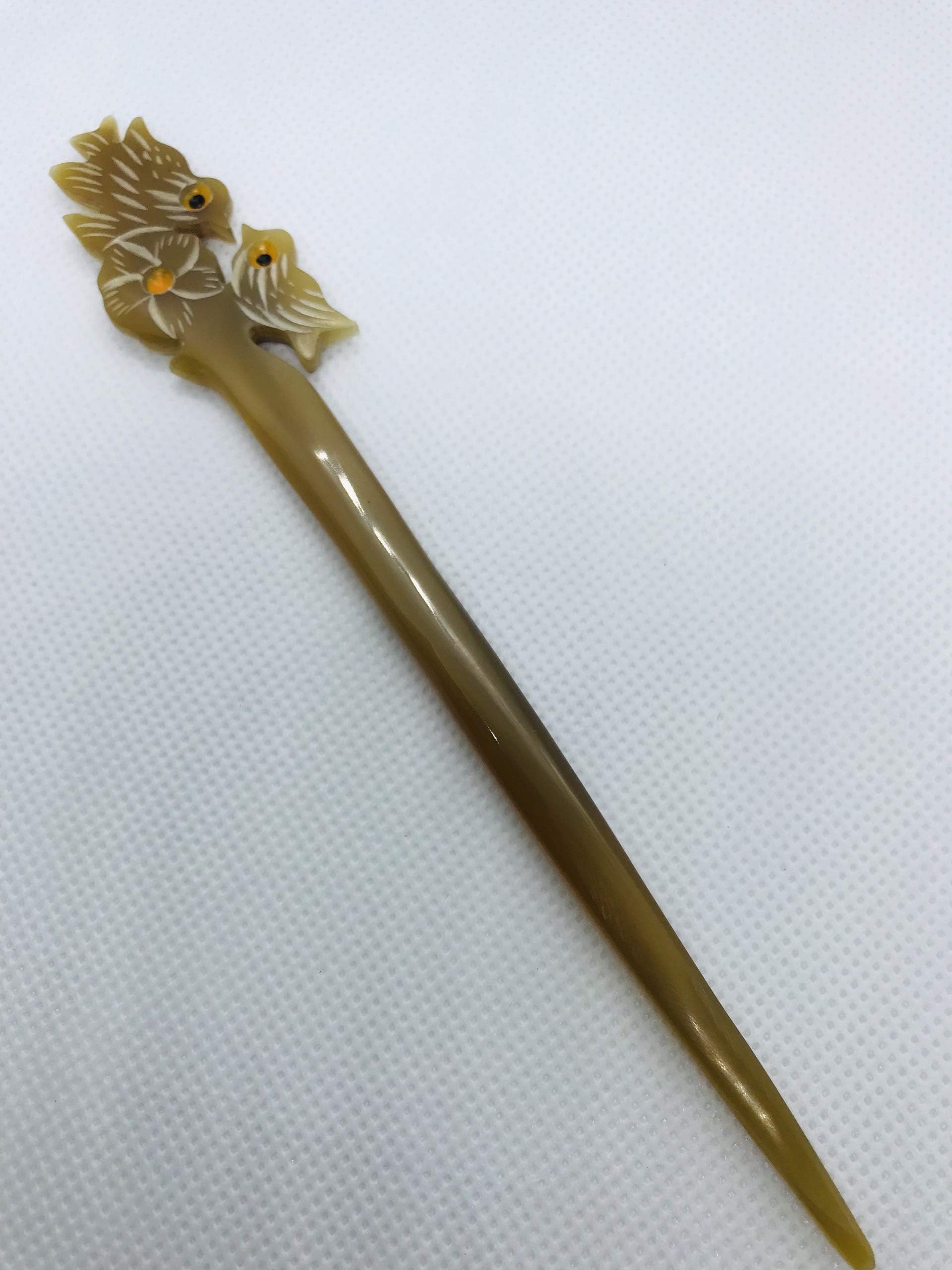 Bird Buffalo Horn Hair Stick/Hair Stick/Hair Accessories