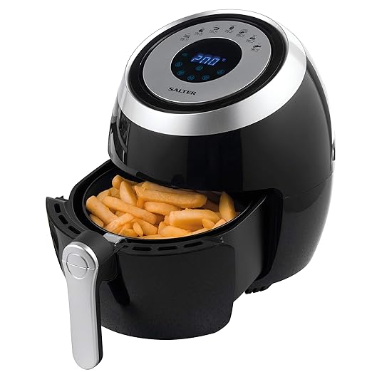 Salter EK2819 XL freidora digital de aire caliente, 1500 W, 4.5 L ...