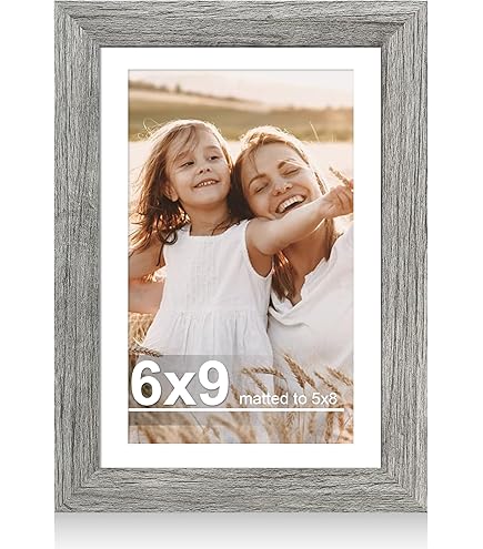 Amazon.com - 6x9 Frame with Mat - Bronze 8x11 Frame Wood Made to