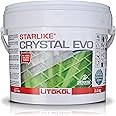 The Tile Doctor Starlike Crystal EVO 700 Glass - Litokol Epoxy Translucent Grout for Tile, Clear Tile Grout - 11 lbs