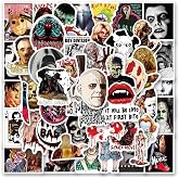 sxdaizjsym 300 Pcs Horror Stickers,Horror Gifts,Horror Movie Stickers,Horror Decor,Scary Movie Gifts,Spooky Gifts,Supernatural Halloween Stickers for Water Bottle,Laptop,Phone,Skateboard