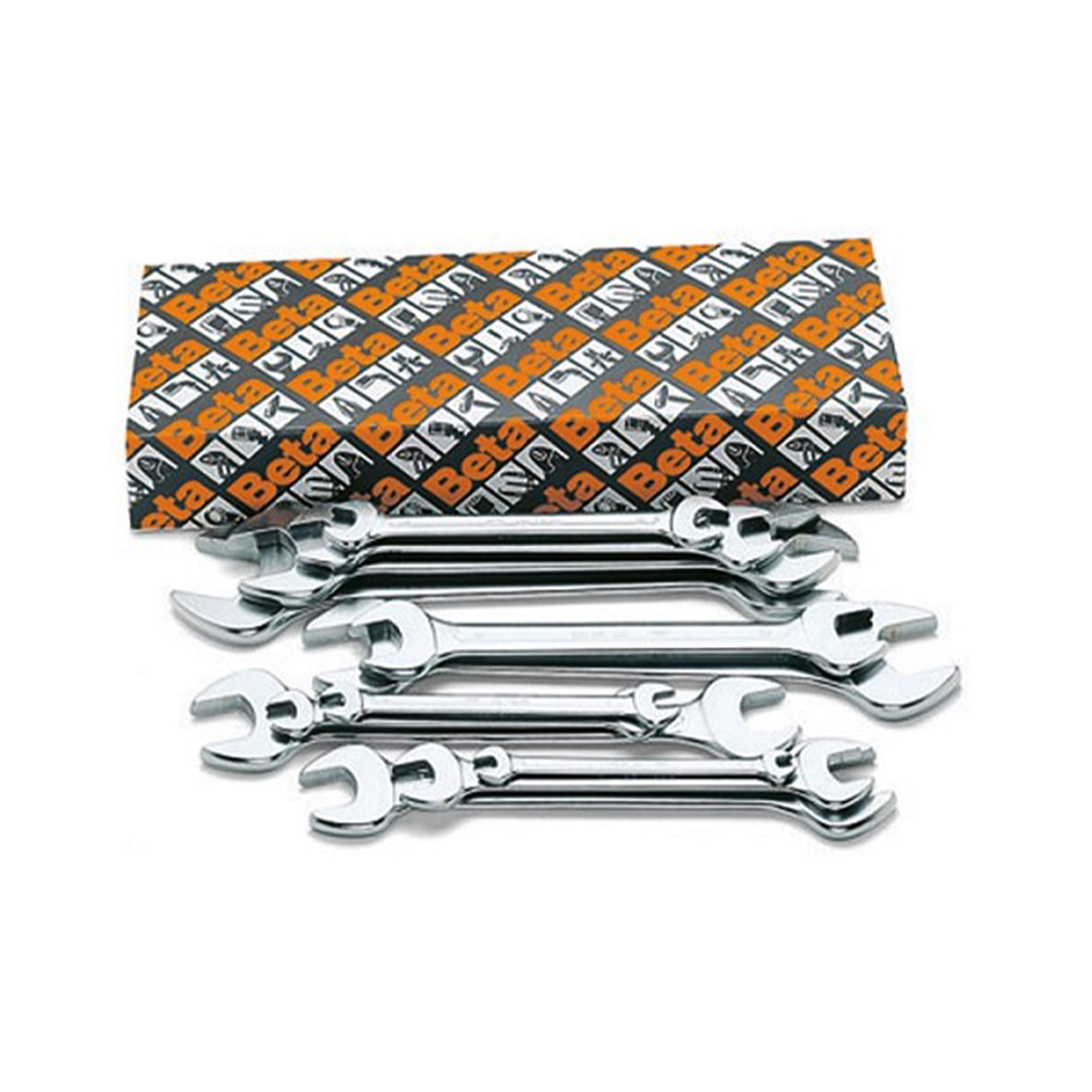 Beta 550174 Double Open End Spanner, Pack of 8