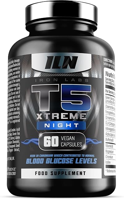 Iron Labs T5 Xtreme Night Potent Overnight Night-Time Fat Burner 60 capsules