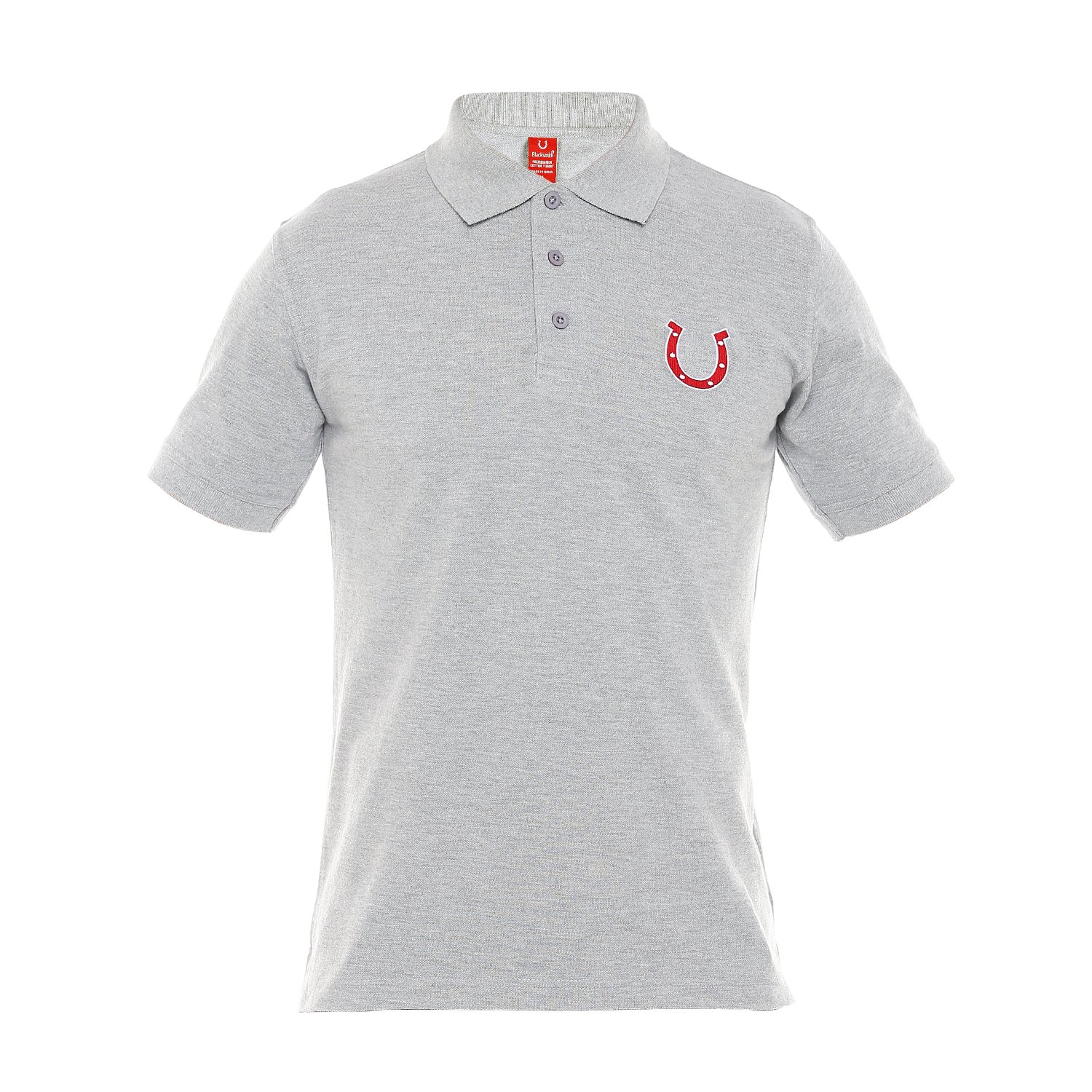 blacksmith black polo cotton tshirt for men