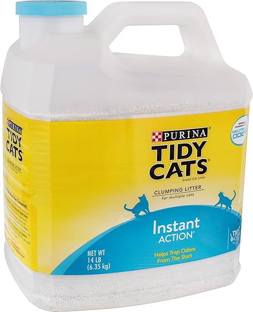 tidy cats scoop instant action immediate odor control cat litter