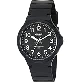 Casio MW240 Series | Men&rsquo;s Quartz Watch | 50M WR | Large Resin Case | Resin Glass | Resin Band | Large Arabic Numerals | Analog Watch | Easy to Read Display | 3 Year Battery