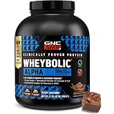 GNC AMP Wheybolic Alpha 2.0, Chocolate, 67 Oz, 26 Servings | 4-in-1 Formula, Sports Nutrition, Gym Supplement, Protein Drink Mix, Whey Isolate, Muscle Support Routines, Easy-to-Mix,