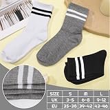 Zuimei 6 Pairs Stripes Women Socks Cushioned Ankle Sport Gym Casual view 6