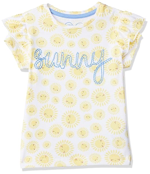 Baby Girls Plain Regular Fit T-Shirt