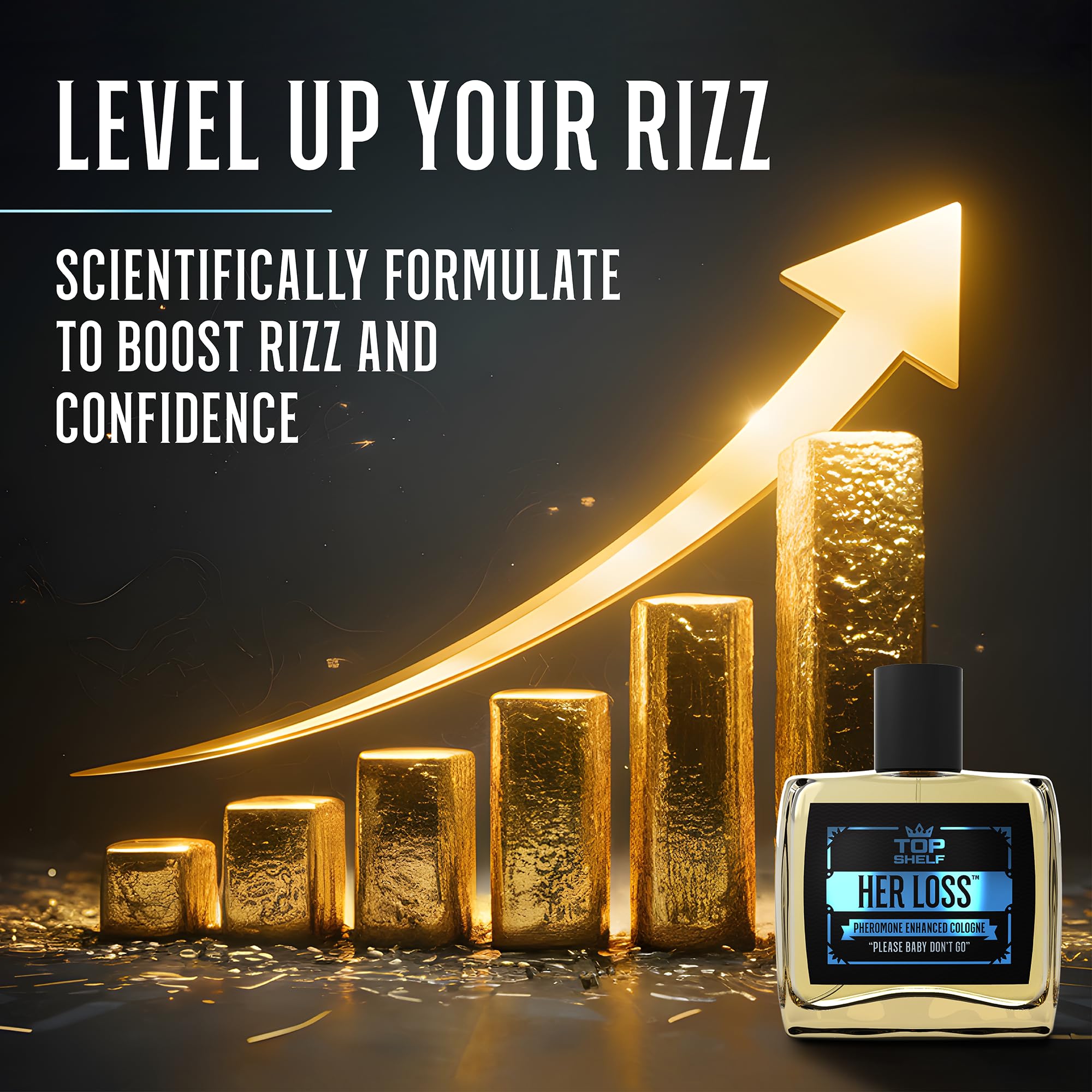 Her Loss - Pheromone Cologne for Men | Raw Attraction & Confidence | Men’s Long-Lasting Pheromones Spray | Feromonas Perfume | Made in USA | 100ml