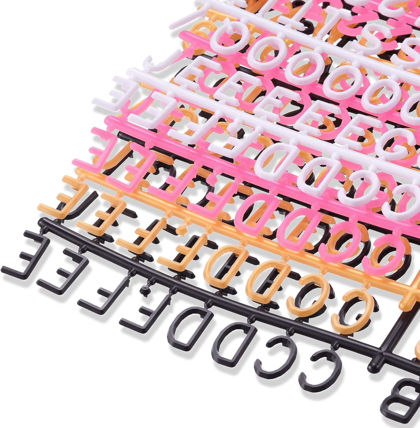 1 Inch Letters for Felt Letter Board, 600 Pieces Colorful